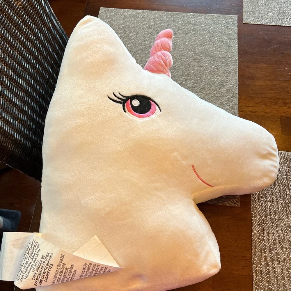 Sequin Unicorn Pillow‎